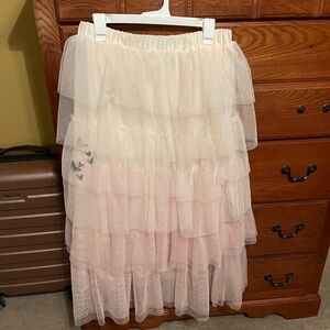 Ladies WICKED tulle ombré skirt